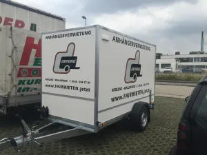 Einachser KOFFER 3m / 1,3t gebremst