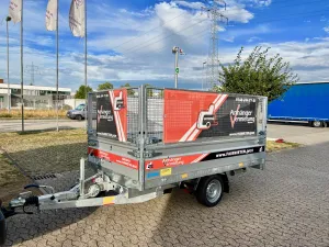 Kipper Einachser 2,8m / 1,8t gebremst (Laubgitter optional)