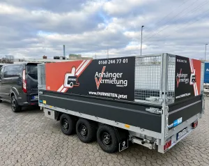 3 Seitenkipper TRIDEM 3,5t gebremst (Laubgitter optional)